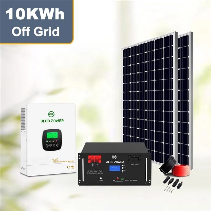 solar power system with battery storage