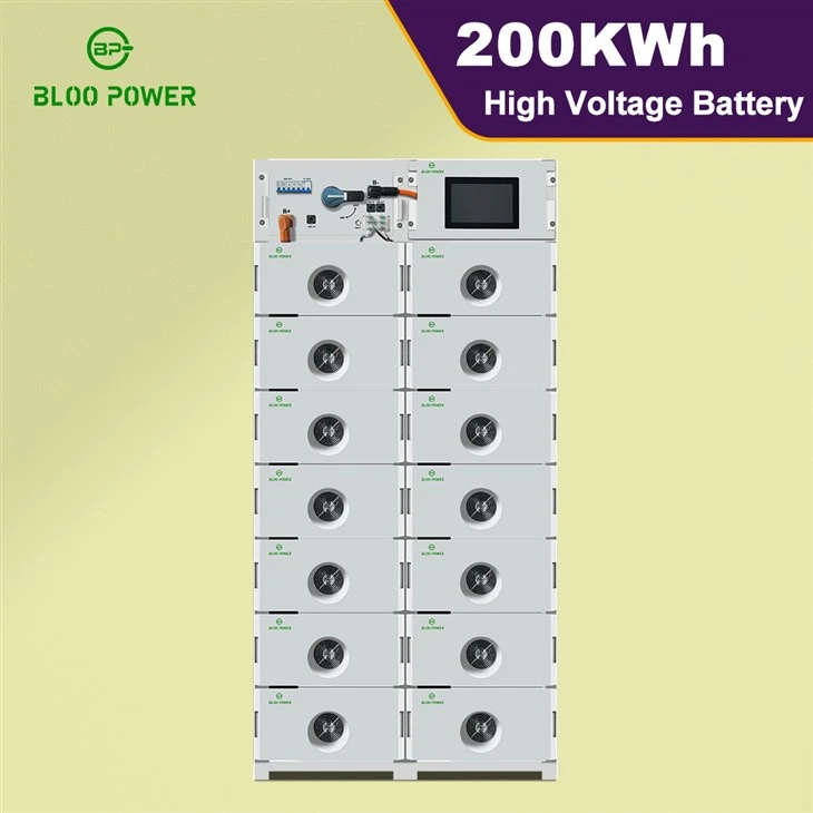200KWh Green Energy New Technology High Voltage Battery Packs With Long Lifespan